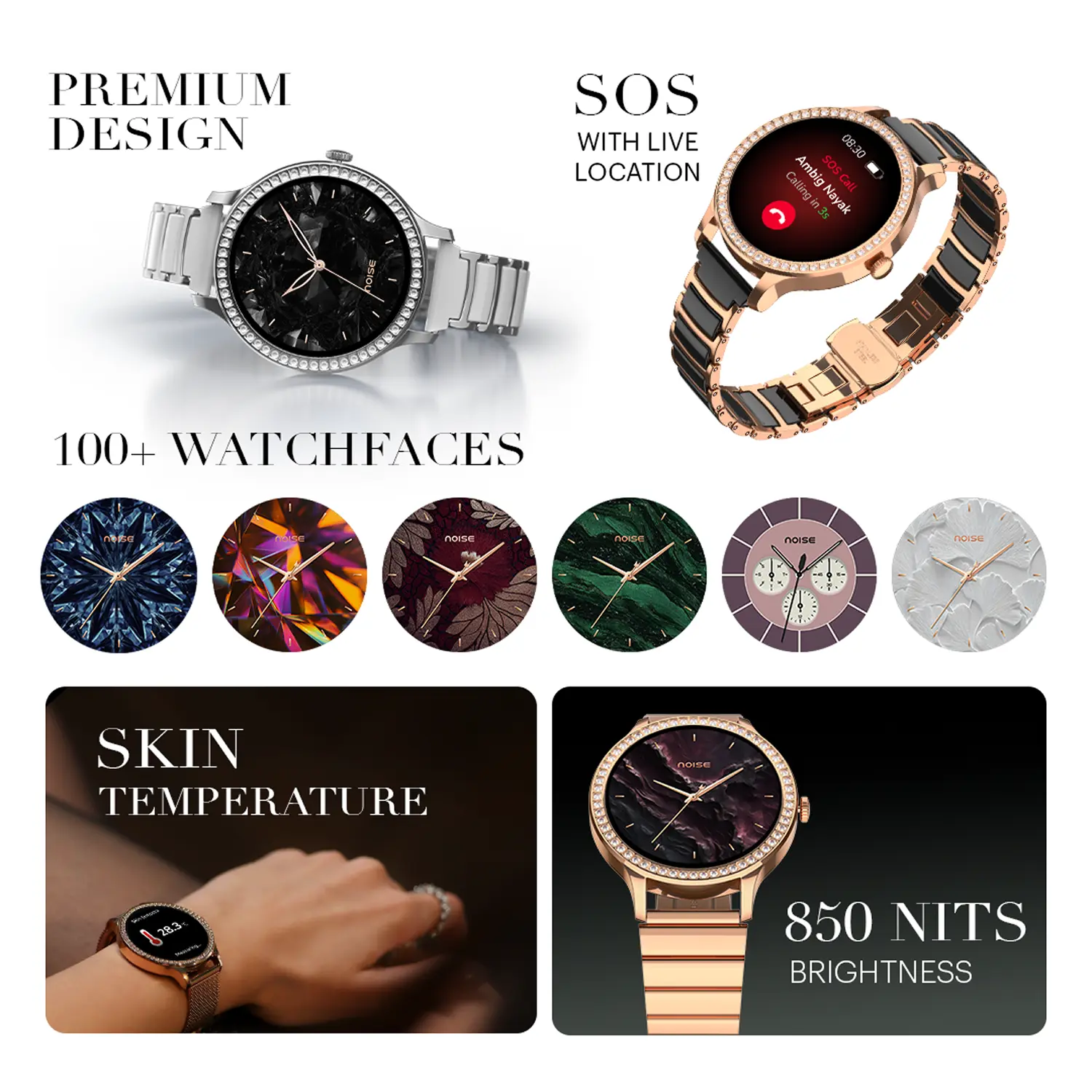 NoiseFit Diva Araya Smartwatch - Image 5