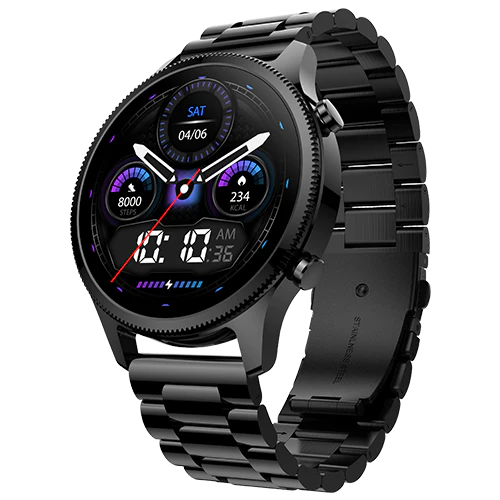 Noise Halo Plus 1.46" Super AMOLED Display Elite Smart Watch, Bluetooth Calling, Stainless Steel Build, Always on Display, Upto 7 Days Battery - Image 4