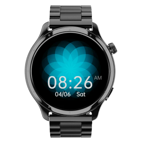 NoiseFit Mettle Smartwatch - Black - Image 4
