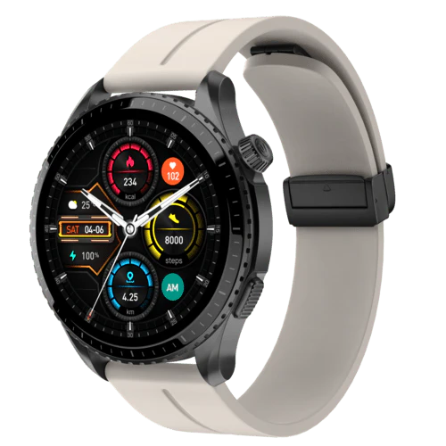 SnapOn Magnetic Silicone Strap 22mm - Black - Image 11