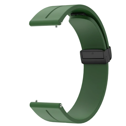 SnapOn Magnetic Silicone Strap 22mm - Black - Image 13