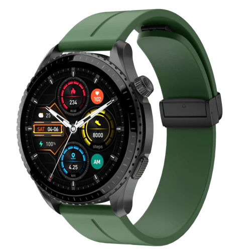 SnapOn Magnetic Silicone Strap 22mm - Black - Image 16