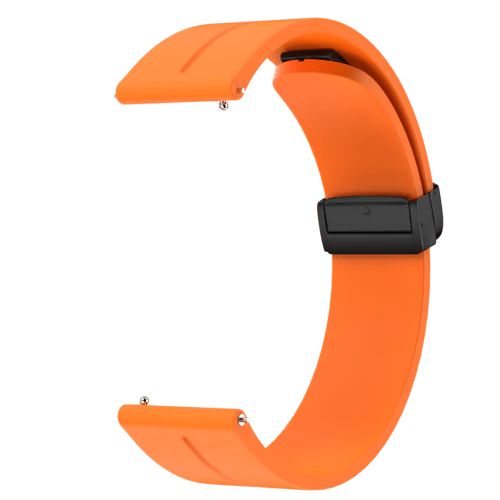 SnapOn Magnetic Silicone Strap 22mm - Black - Image 5